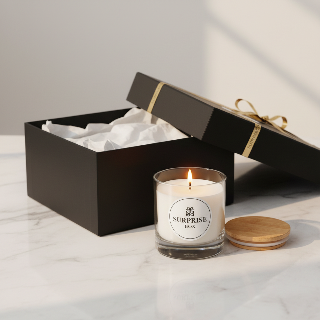 Candle - Lifestyle with Box