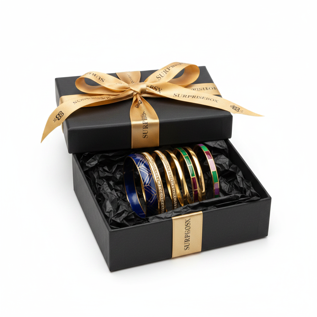 Enamel Bangles – Gift Box